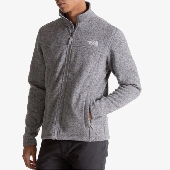 NWT— The North Face Heather Gray Fleece —XXL - Picture 3 of 8